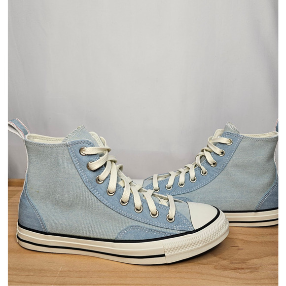 Converse CTAS Workwear Hi Top Sneakers Women's Size 10 Blue Denim A05183C  NWT - Picture 3 of 10